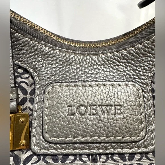 LOEWE Anagram Canvas New Road Hobo Bag - 2008 - Picture 3 of 8